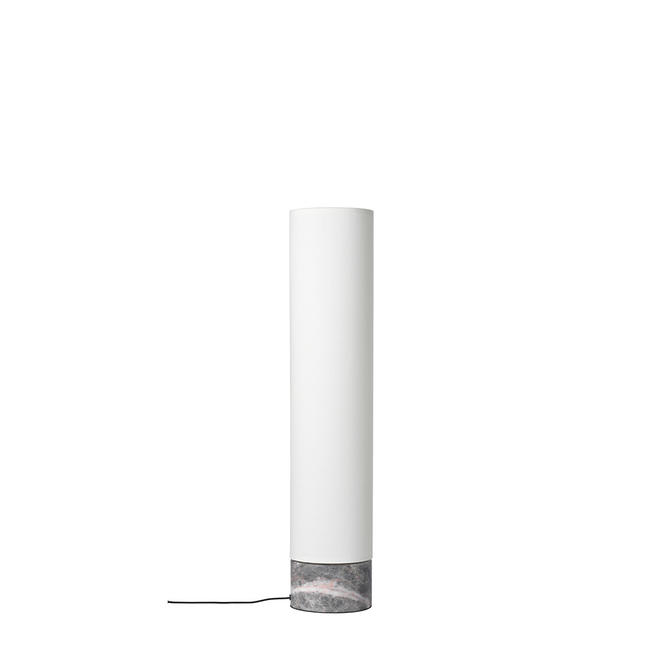 Unbound Golvlampa H80 Grey Marble/White