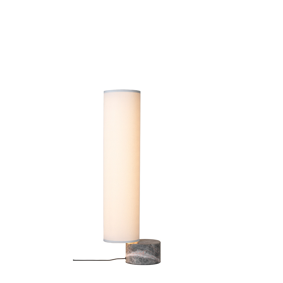 Unbound Golvlampa H80 Grey Marble/White