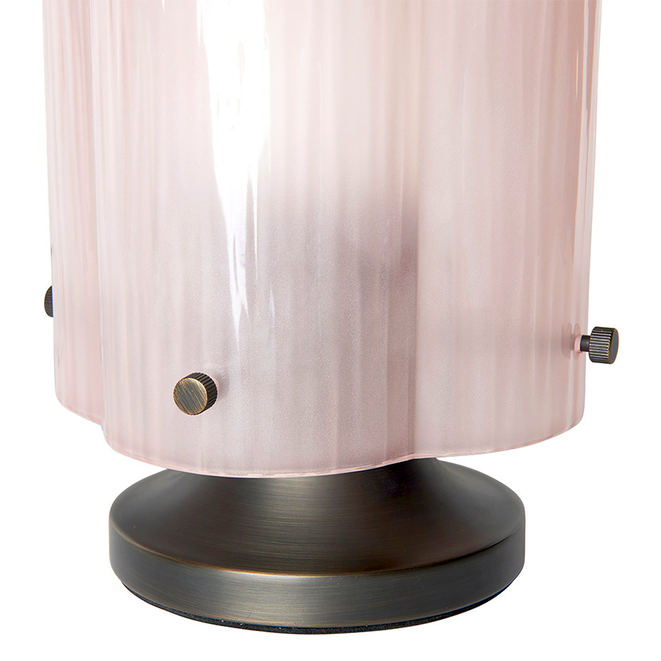 Seine Bordslampa Antique Brass/Coral