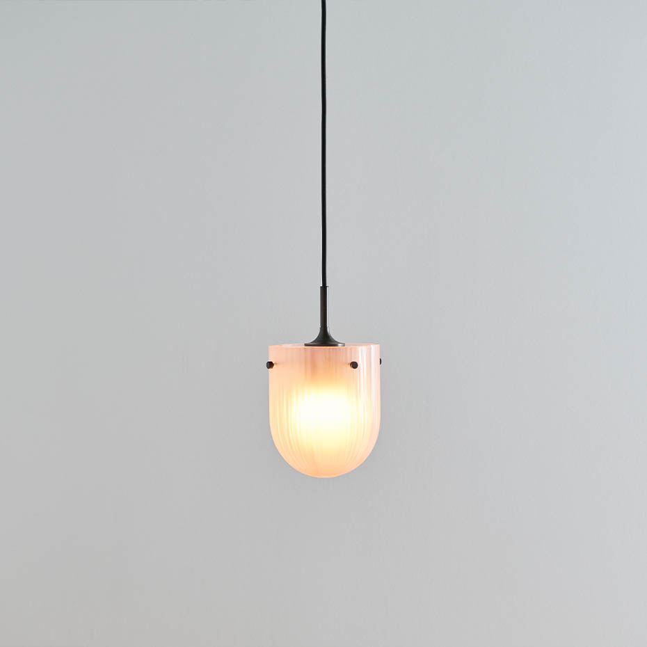 Seine Pendel Antique Brass/Coral