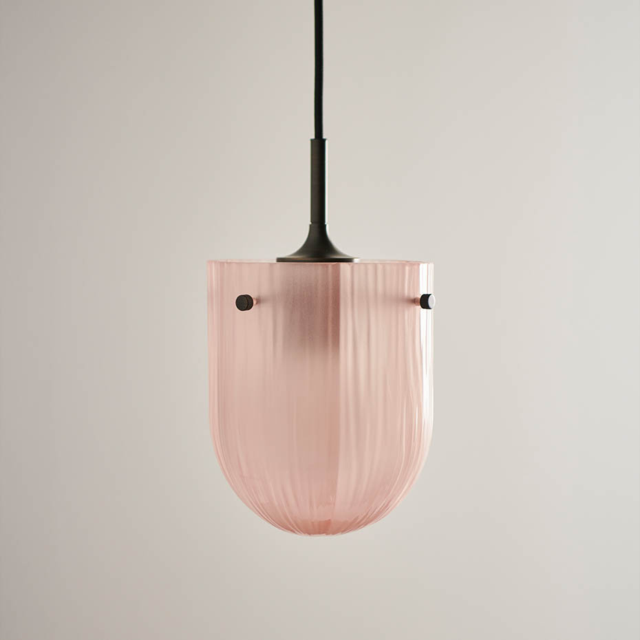 Seine Pendel Antique Brass/Coral