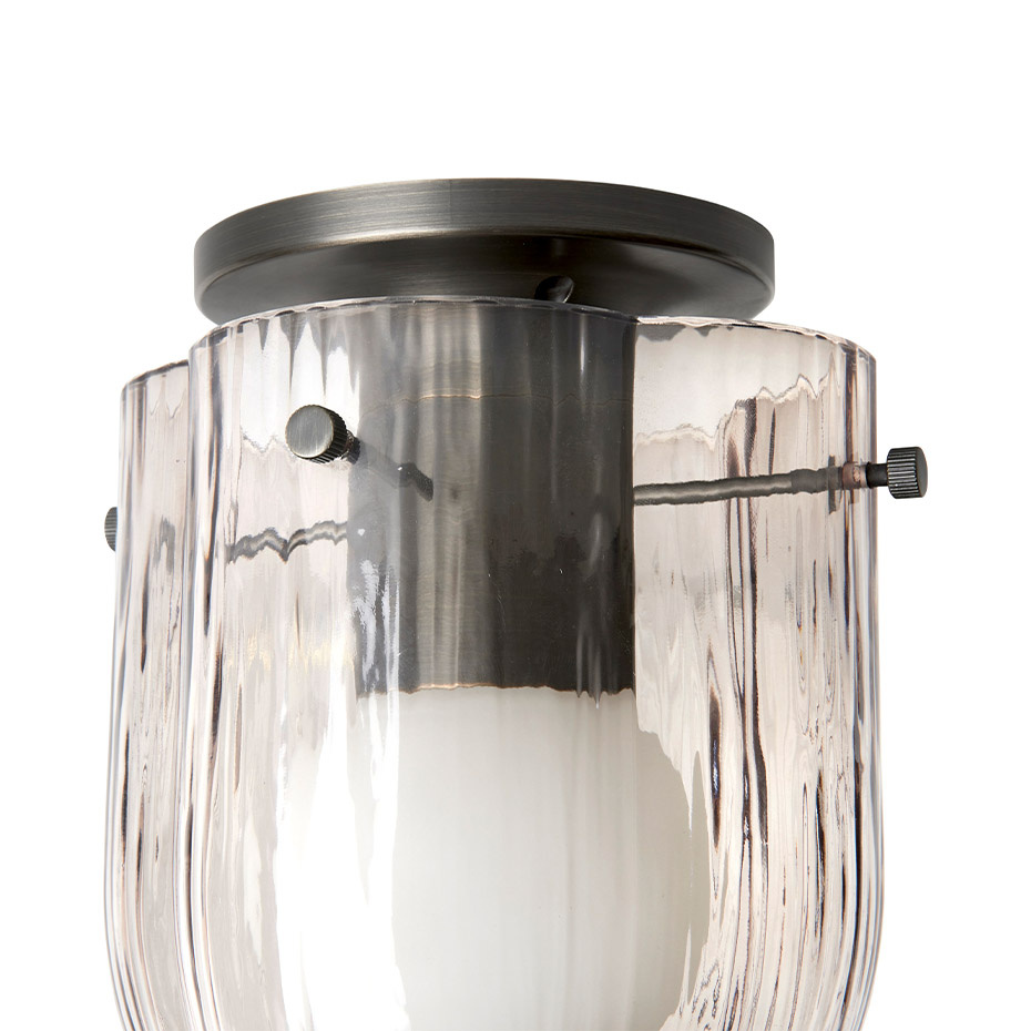 Seine Plafond Antique Brass/Smoke