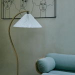 Timberline Golvlampa Oak/Birch White Canvas Timberline Golvlampa Oak/Birch White Canvas