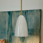 Gräshoppa Pendel Alabaster White Glossy Gräshoppa Pendel Alabaster White Glossy