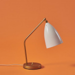 Gräshoppa Bordslampa Alabaster White Glossy Gräshoppa Bordslampa Alabaster White Glossy