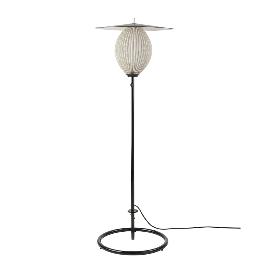 Satellite Outdoor Golvlampa Cream White Semi Matt