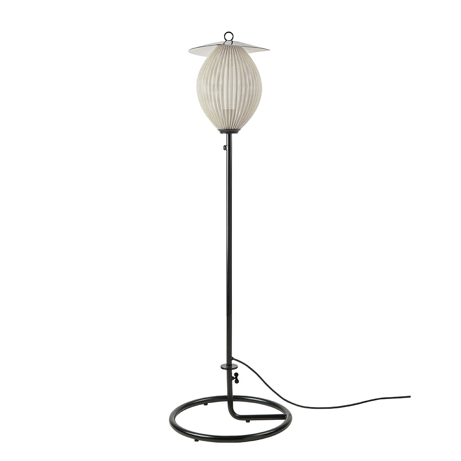 Satellite Outdoor Golvlampa Cream White Semi Matt