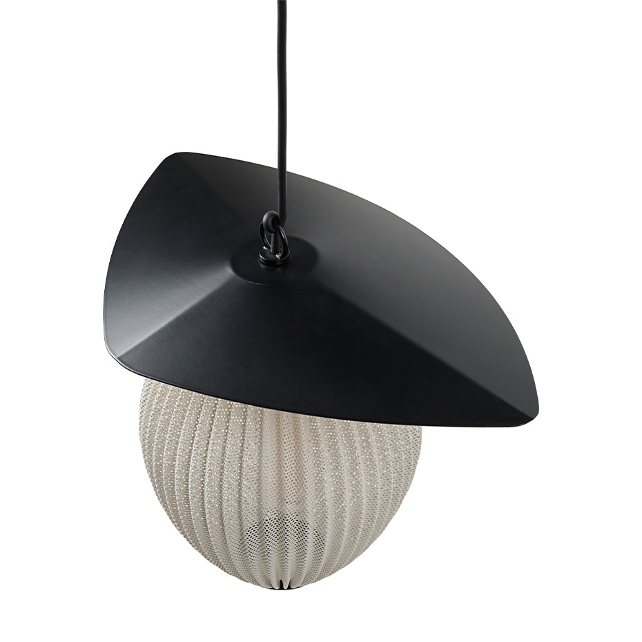 Satellite Outdoor Pendel Medium Cream White Semi Matt