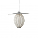 Satellite Outdoor Pendel Large Cream White Semi Matt Satellite Outdoor Pendel Large Cream White Semi Matt