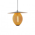 Satellite Outdoor Pendel Large Mustard Gold Semi Matt Satellite Outdoor Pendel Large Mustard Gold Semi Matt