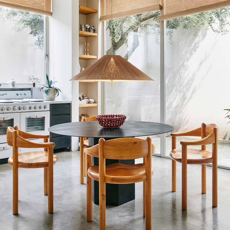 1972 Pendel Large Polished Brass/Bamboo