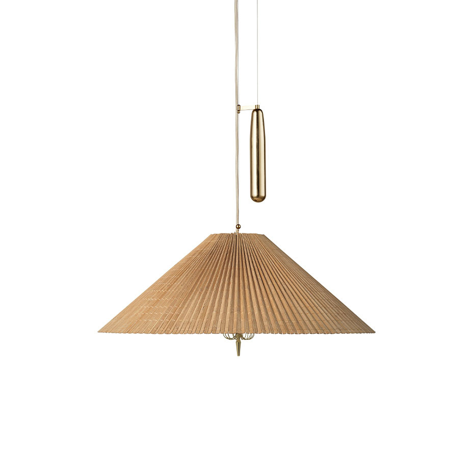 A1972 Pendel Polished Brass/Bamboo