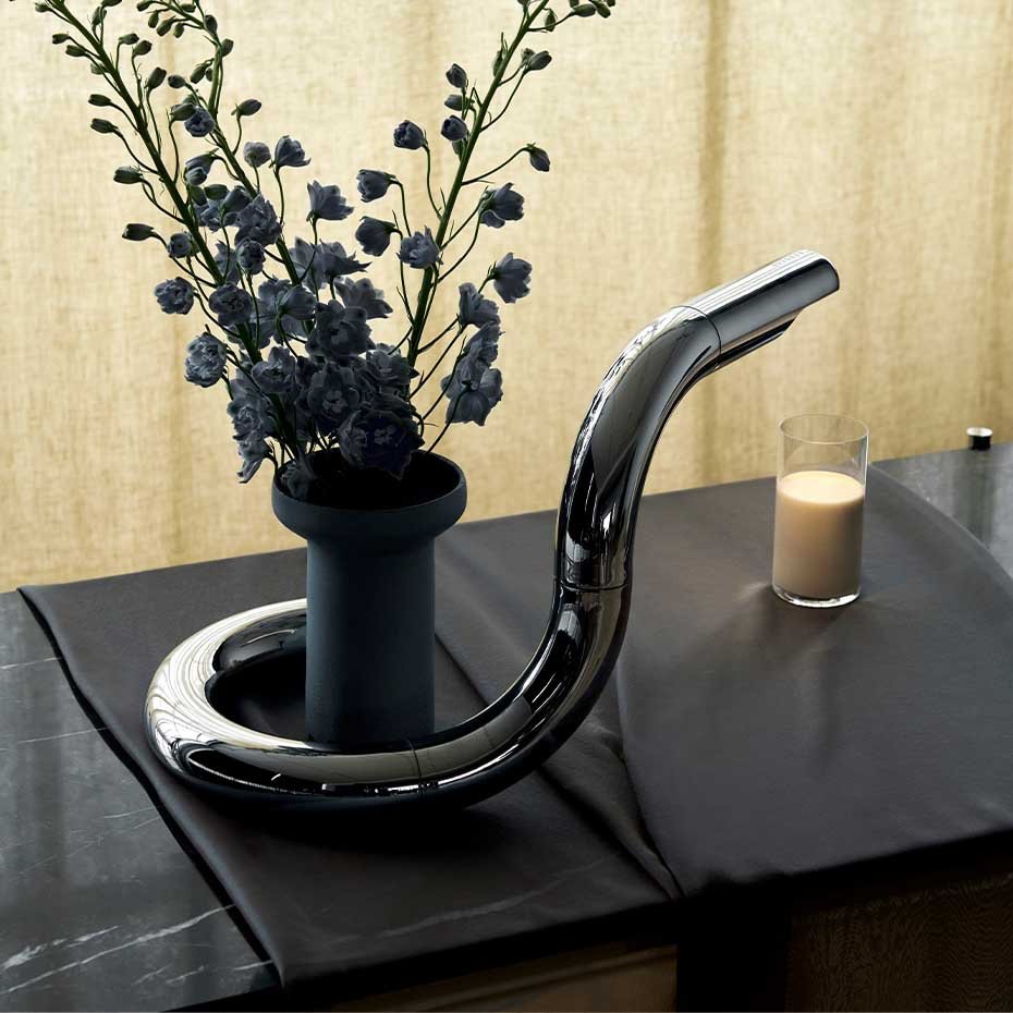 Aspide Bordslampa Polished Chrome