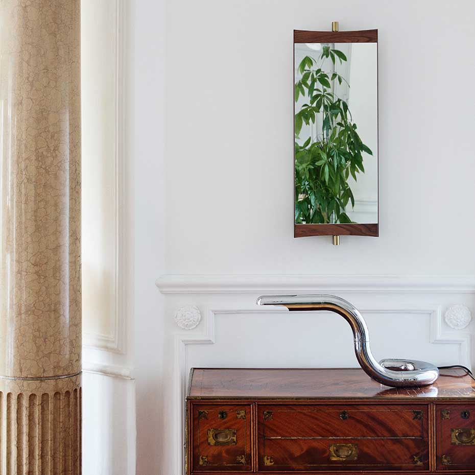 Aspide Bordslampa Polished Chrome