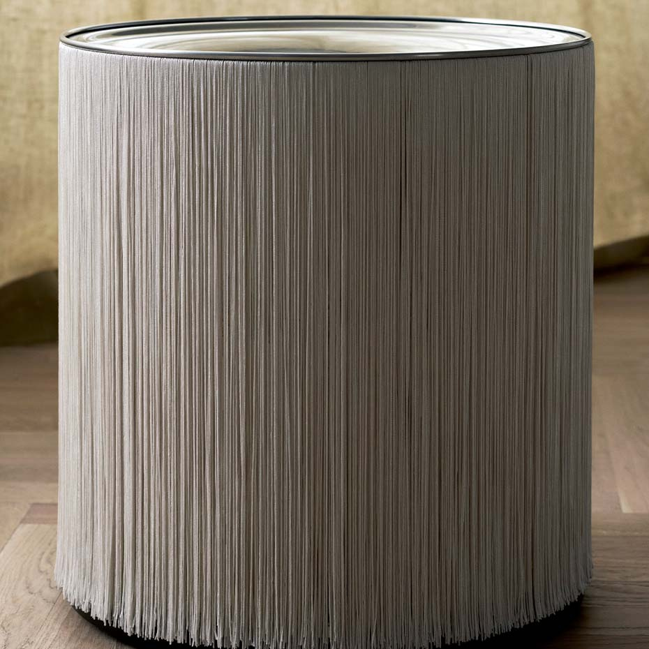 Model 597 Golvlampa Cream Fringe