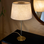 9205 Bordslampa Polished Brass/Canvas 9205 Bordslampa Polished Brass/Canvas