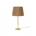9205 Bordslampa Polished Brass/Bamboo