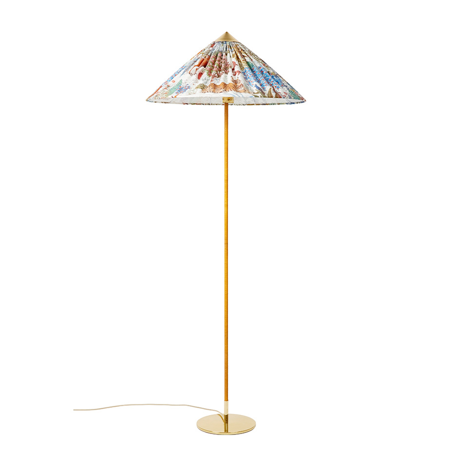 9602 Golvlampa Polished Brass X Pierre Frey Special Edition