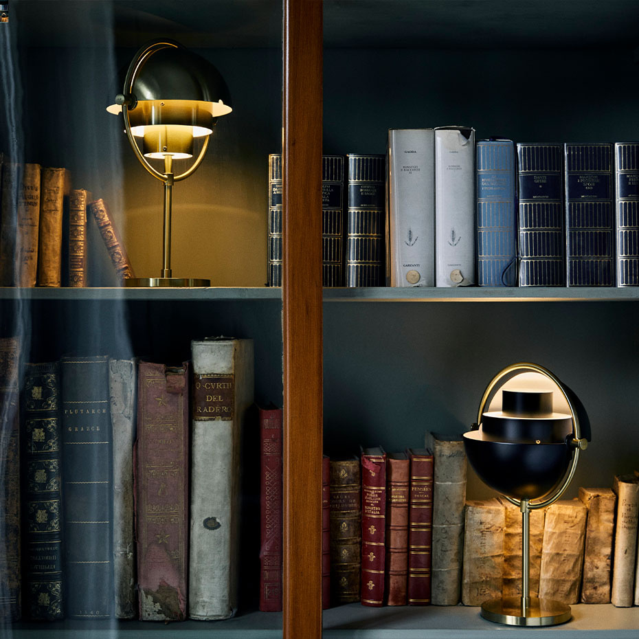 Multi-Lite Portable Bordslampa Shiny Brass/Brass