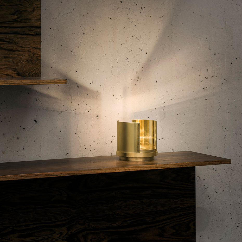 Holocene No. 2 David Chipperfield Oljelampa Brushed Brass/Polished Brass