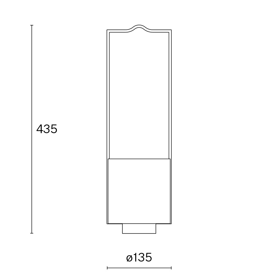 Holocene No. 4 John Pawson Oljelampa Brushed Aluminium/Polished Stainless Steel