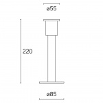 Holocene No. 5 David Chipperfield Ljushållare High Oxide Red Holocene No. 5 David Chipperfield Ljushållare High Oxide Red