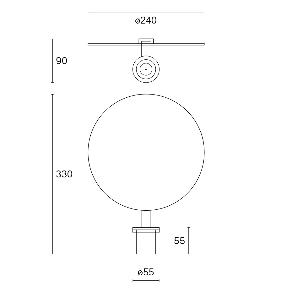 Holocene No. 5 David Chipperfield Ljushållare Wall Oxide Red