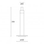 Holocene No. 7 Ingegerd Råman Ljushållare/Vas Polished Stainless Steel Holocene No. 7 Ingegerd Råman Ljushållare/Vas Polished Stainless Steel