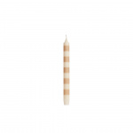 Stripe Candle Beige And Sand