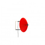 Matin Vgglampa 300 Polished Brass/Bright Red