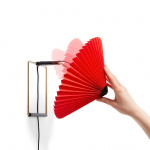 Matin Vägglampa 300 Polished Brass/Bright Red Matin Vägglampa 300 Polished Brass/Bright Red