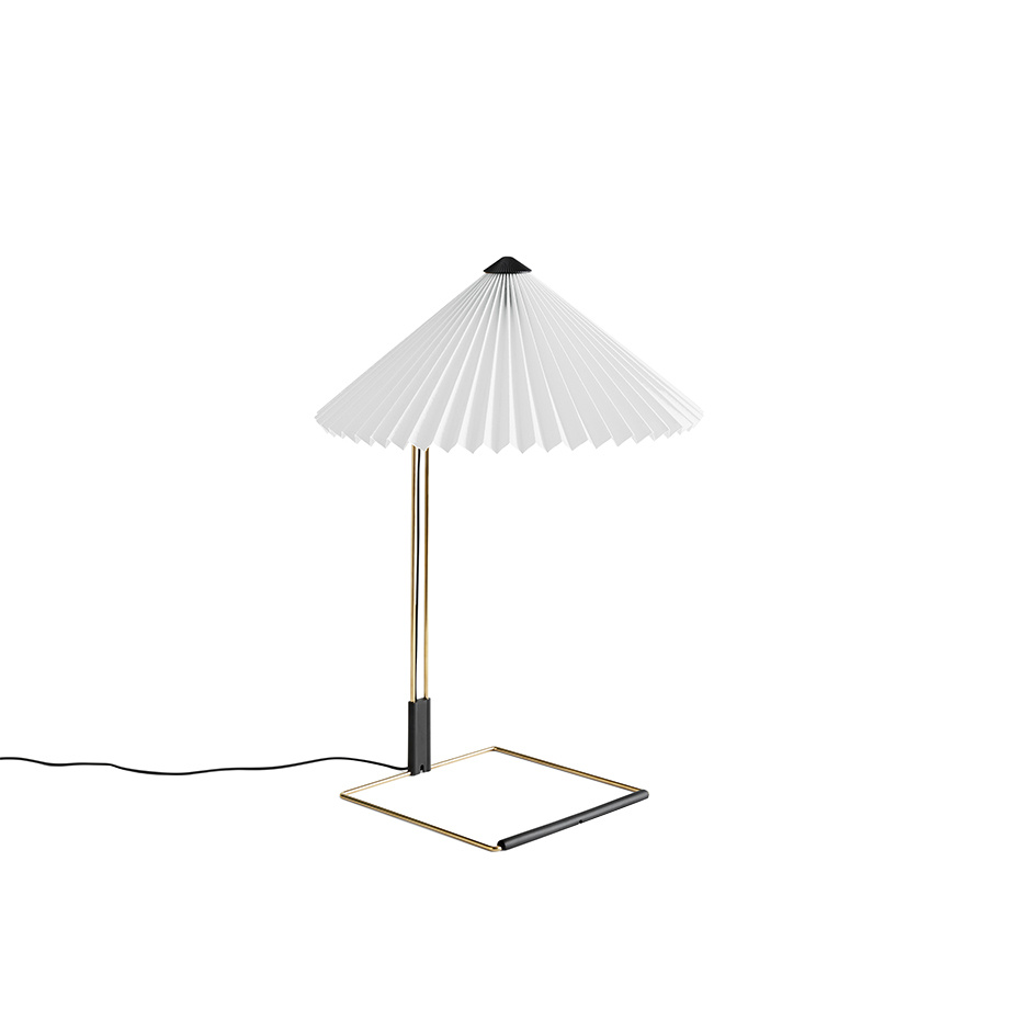 Matin Bordslampa 380 Polished Brass/White