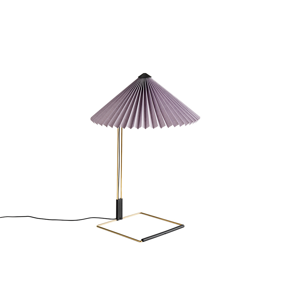 Matin Bordslampa 380 Polished Brass/Lavender