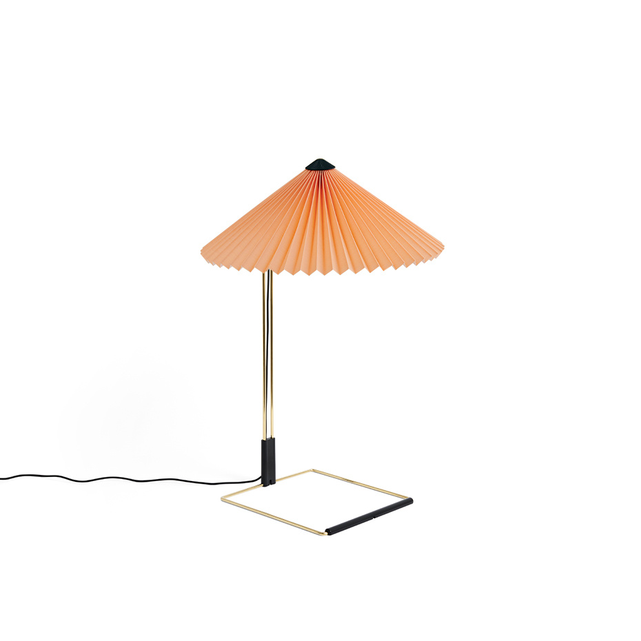 Matin Bordslampa 380 Polished Brass/Peach