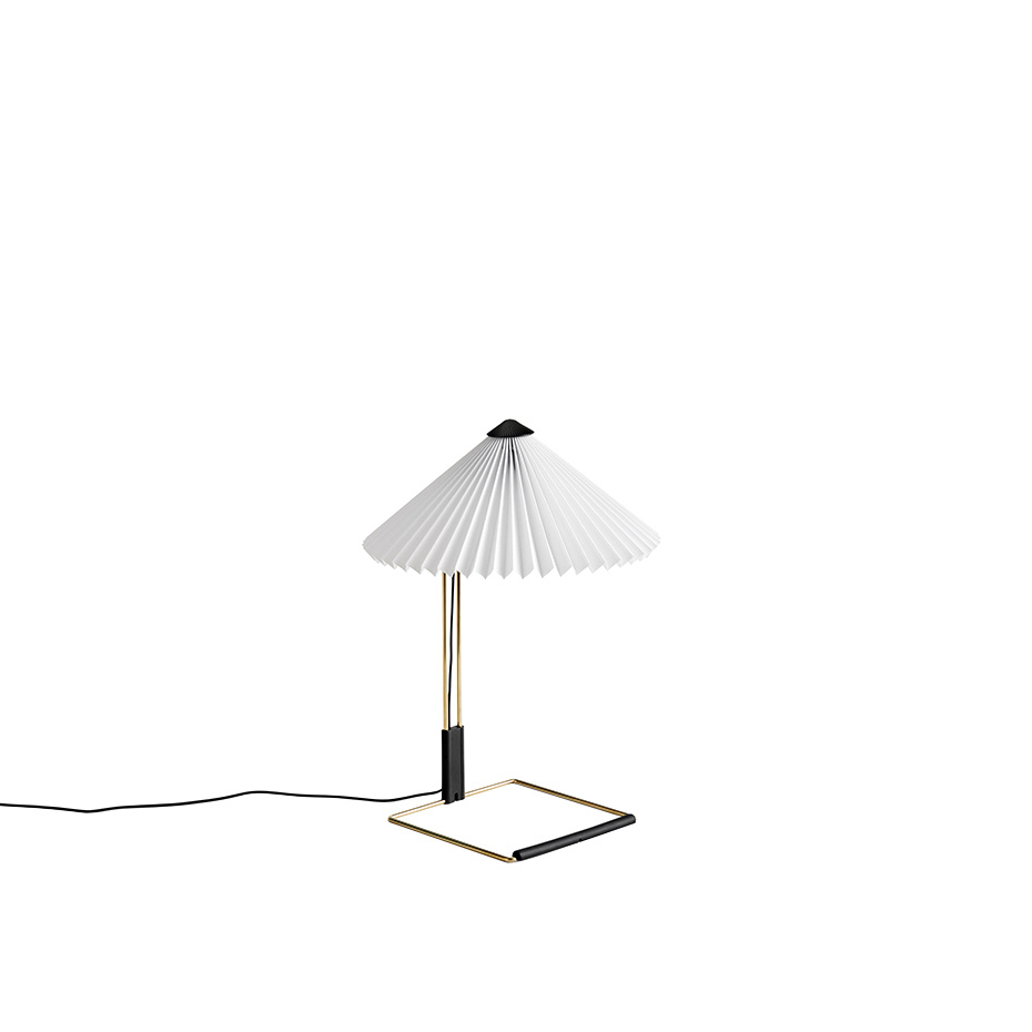 Matin Bordslampa 300 Polished Brass/White