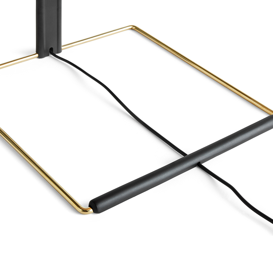 Matin Bordslampa 300 Polished Brass/Green