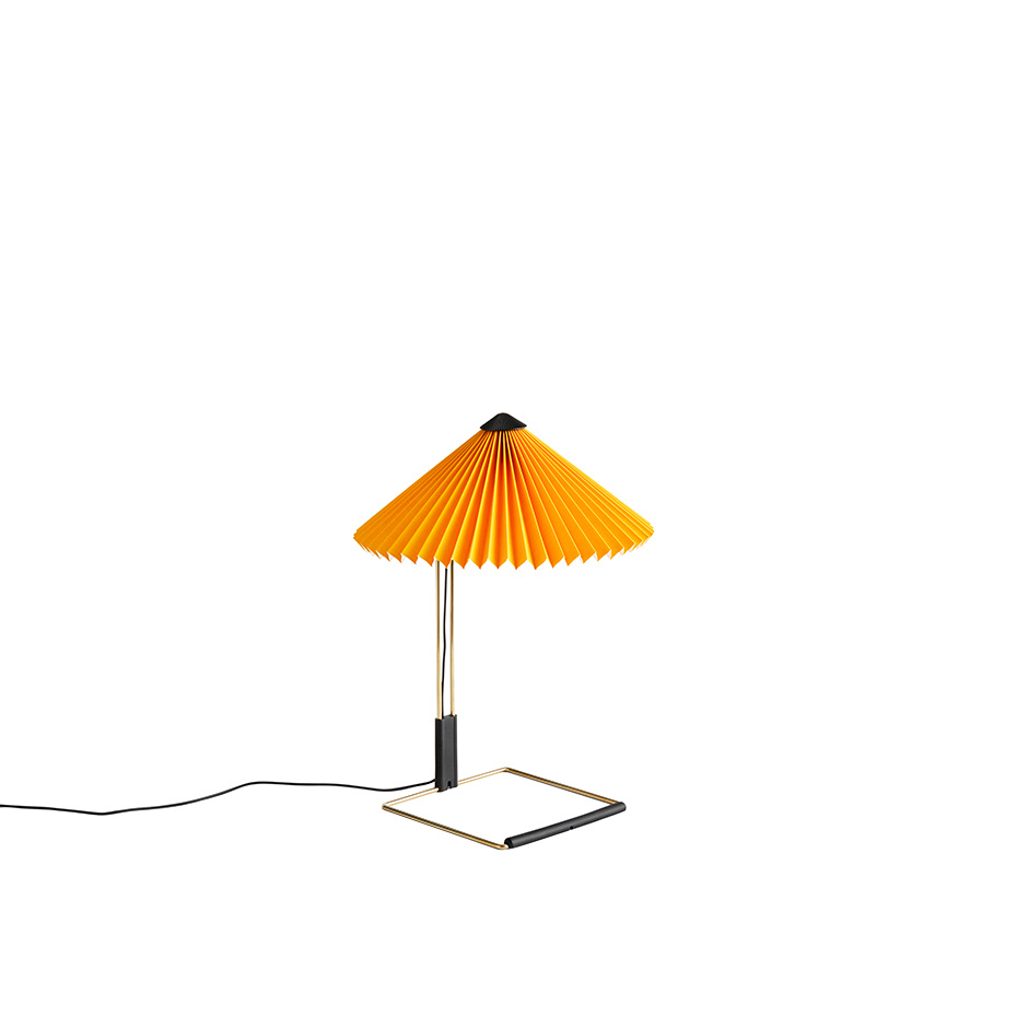 Matin Bordslampa 300 Polished Brass/Yellow