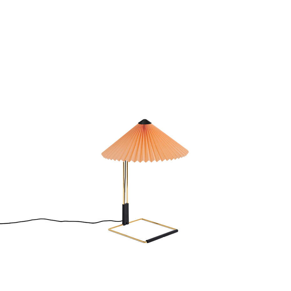 Matin Bordslampa 300 Polished Brass/Peach