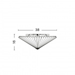 Matin Taklampa/Vägglampa Flush Mount 380 Lavender Matin Taklampa/Vägglampa Flush Mount 380 Lavender