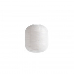 Rice Paper Lampskrm Oblong Classic White
