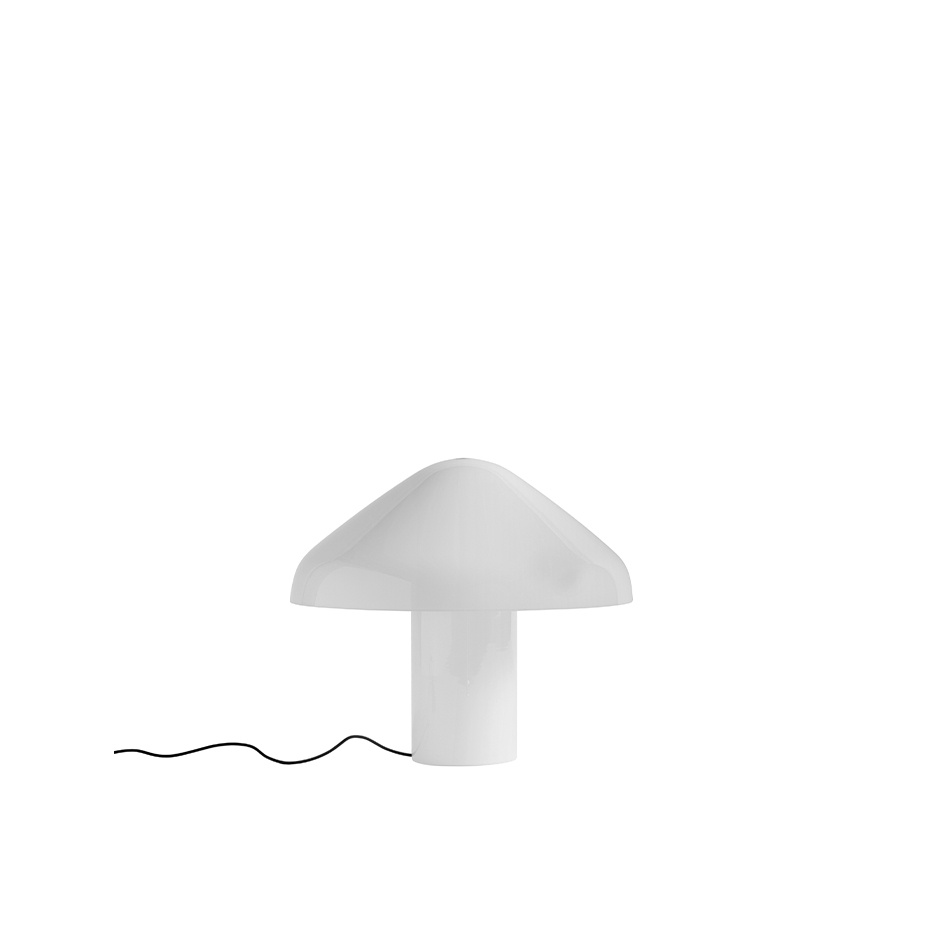 Pao Glass Bordslampa 350 White Opal Glass