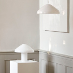 Pao Glass Bordslampa 350 White Opal Glass Pao Glass Bordslampa 350 White Opal Glass