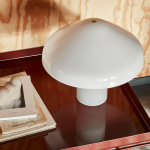 Pao Glass Bordslampa 350 White Opal Glass