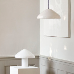 Pao Glass Pendel 350 White Opal Glass Pao Glass Pendel 350 White Opal Glass