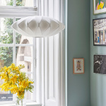 Nelson Saucer Crisscross Bubble Pendel Small Off-White Nelson Saucer Crisscross Bubble Pendel Small Off-White