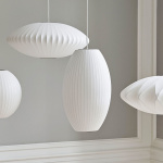 Nelson Cigar Bubble Pendel Medium Off-White Nelson Cigar Bubble Pendel Medium Off-White