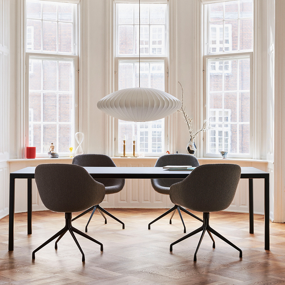 Nelson Saucer Bubble Pendel Medium Off-White