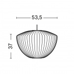 Nelson Apple Bubble Pendel Medium Off-White Nelson Apple Bubble Pendel Medium Off-White