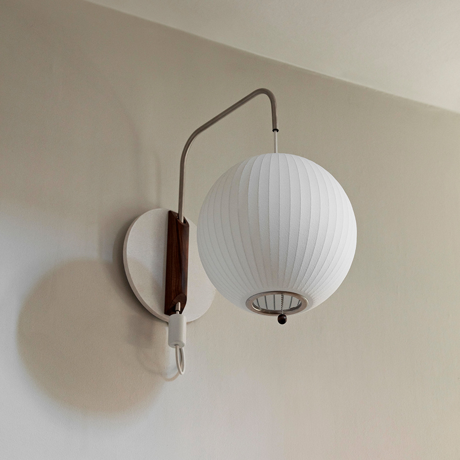 Nelson Ball Vägglampa Sconce Small Off-White