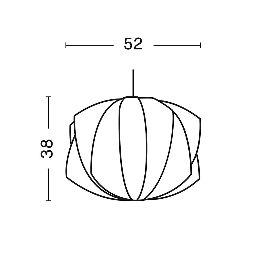 Nelson Propeller Bubble Pendel Medium Off-White